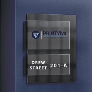 Acrylic sign House number| With Personalized Address