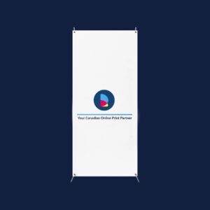 Portable x Banners Stand – with foldable stand and Bag